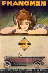 Advertentie voor de Phanomen auto, 1907-27